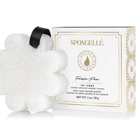 GIFTS-Freesia Pear Body Wash Infused Sponge From Spongelle - Picture 3 of 3
